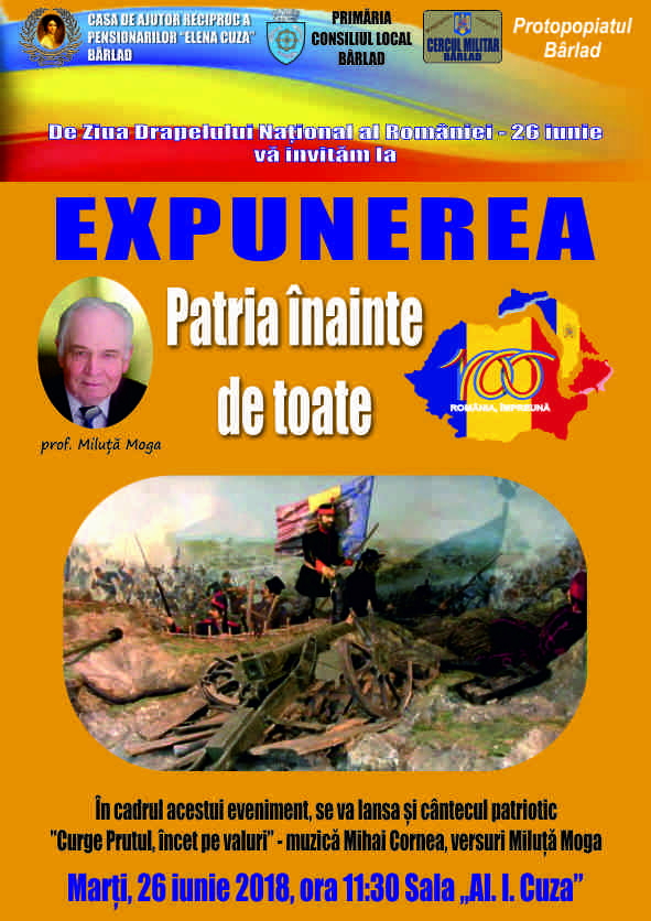 Expunere: "Patria înainte de toate"